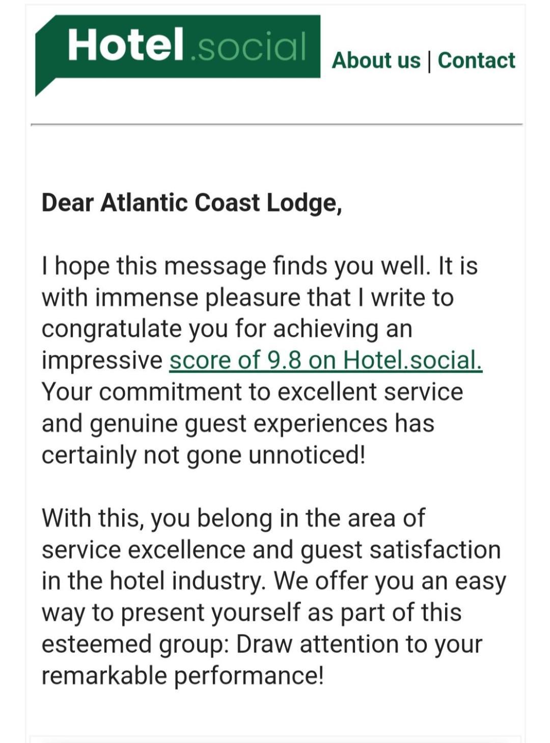 Atlantic Coast Lodge Spanish Point Exterior foto